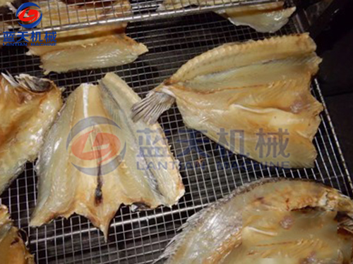 浙江魚干烘干機用戶現場
